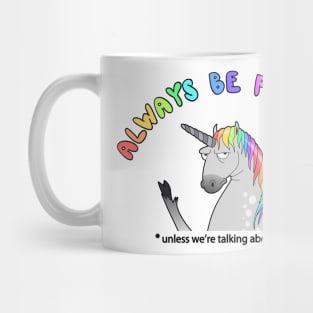 cynical unicorn Mug